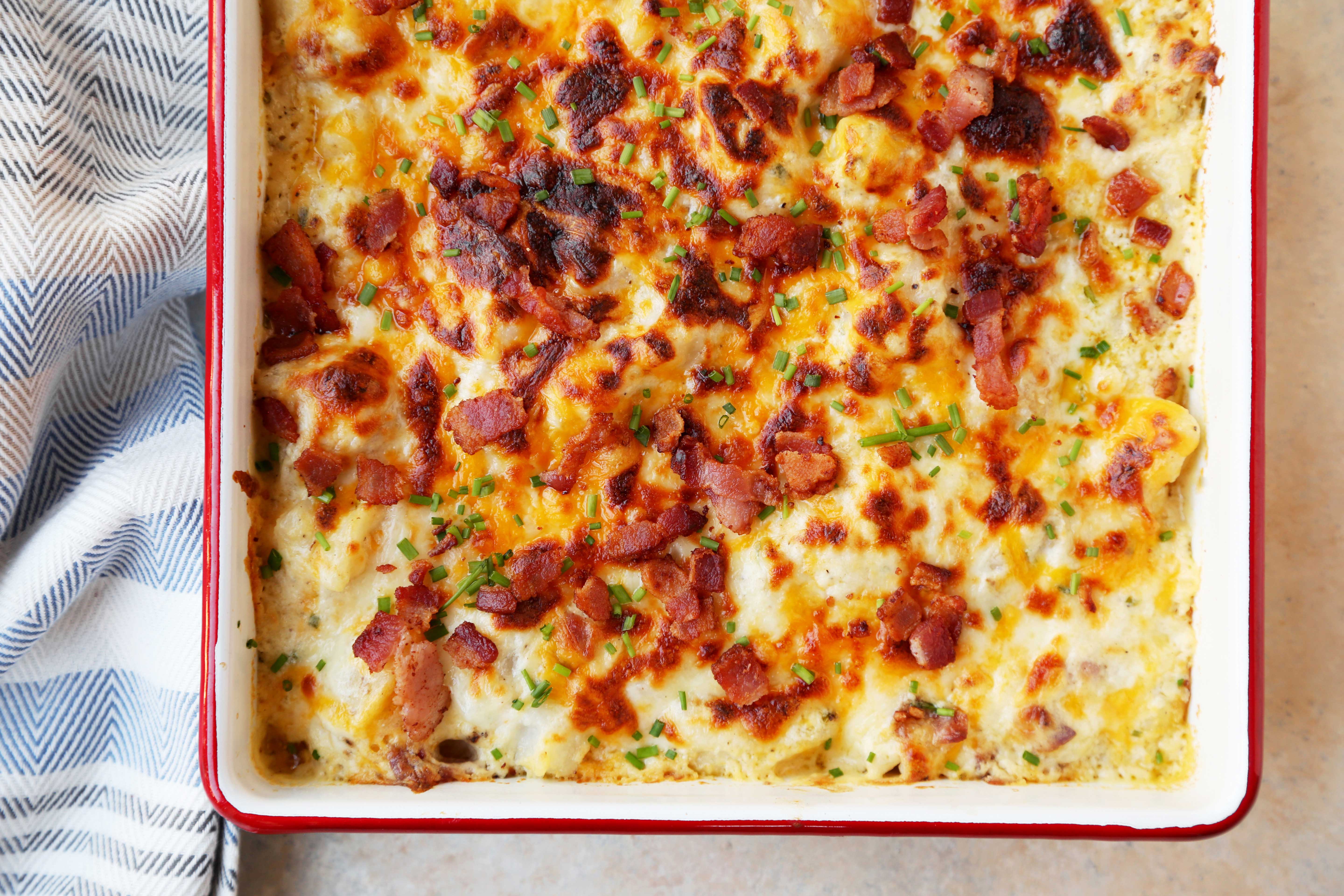 Loaded Baked Potato Casserole - The Candid Appetite