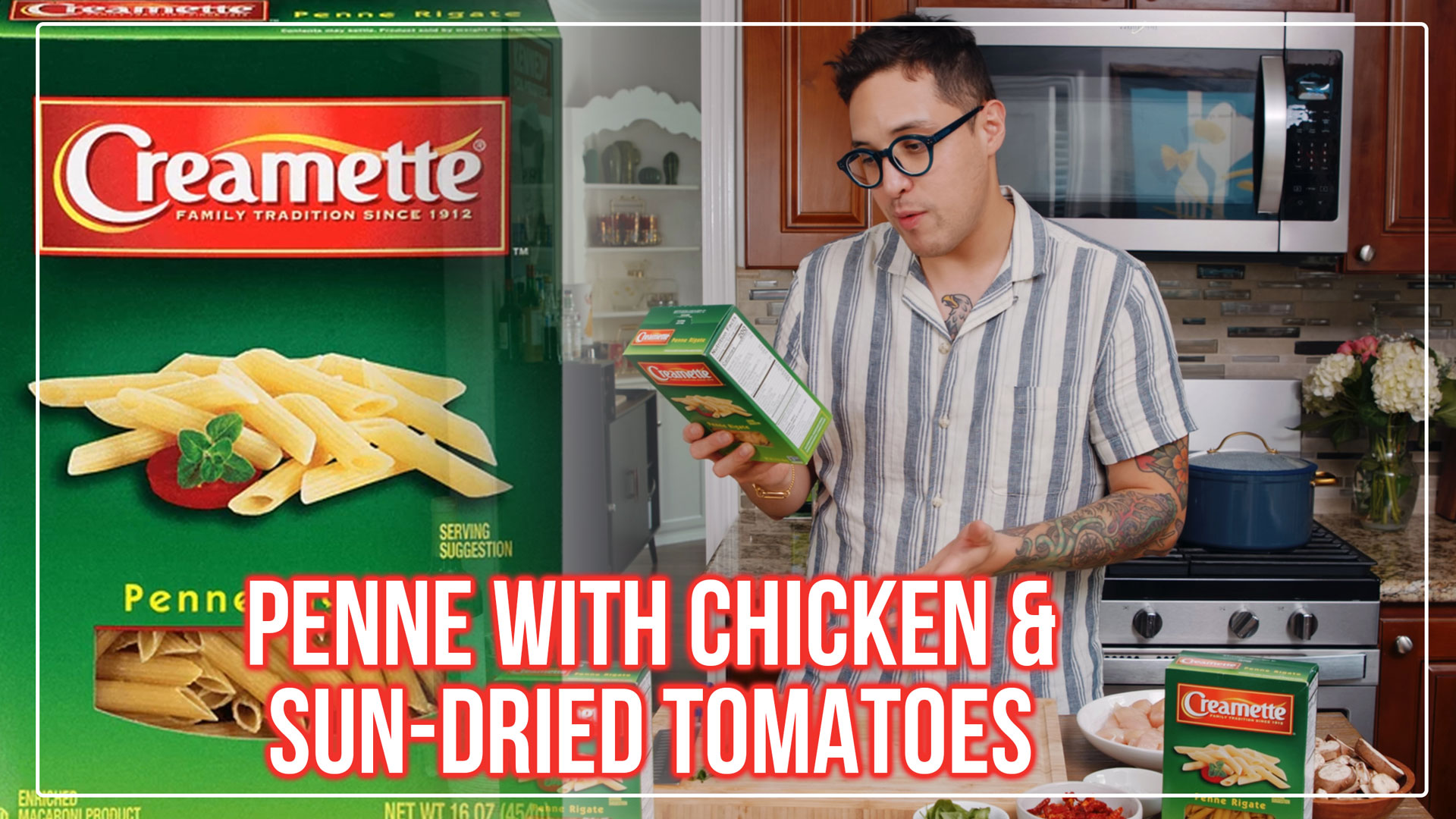 Recipe on the Back Ep. 7: Penne with Chicken and Sun-Dried Tomatoes