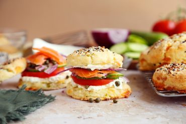 Everything Bagel Biscuit Sandwiches